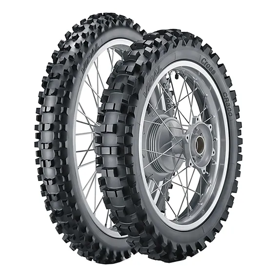 Par Pneu Ybr 125 Cg 125 Trilha 275-18 + 90/90-18 Cr300 Vipal Foto 1