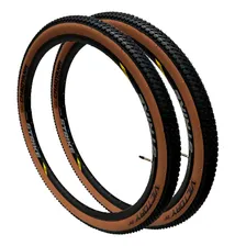 Par Pneus Chaoyang Victory Banda Leve Mtb Aro 29 Marrom Cor Preto Foto mini  2