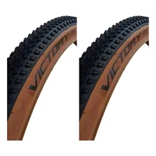 Par Pneus Chaoyang Victory Banda Leve Mtb Aro 29 Marrom Cor Preto Foto  mini 1