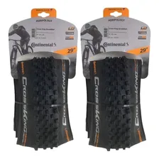 Par Pneus Continental Cross King 29x2.3 Performance Tubeless Cor Preto Foto mini 2