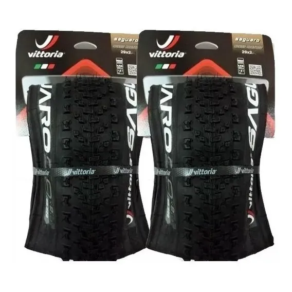 Par Pneus Vittoria Saguaro Kevlar Croscountry 29x2.0 Tubeles Foto 1