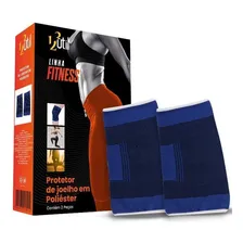 Par Protetor Joelho Tensor Joelheira Muscular Futebol Patela Foto mini  3
