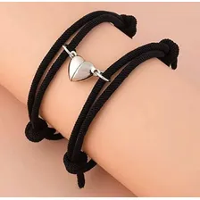 Par Pulseiras Conexão Casal E Amizade Sol E Lua Magnética Foto mini 2