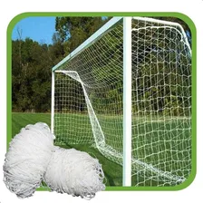 Par Rede Futebol De Campo Tradicional Standart Fio 2mm Sport Cor Branco Foto mini 2