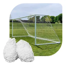 Par Rede Gol Futebol Campo Tipo Véu Fio 4mm Proteção U.v Foto mini 2