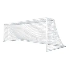 Par Rede Gol Futebol Society Suiço 4mts Fio 2mm Proteção Uv Foto  mini 1