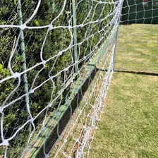 Par Rede Gol Futebol Society Suiço 6mts Fio 4mm Caixote Foto mini 3