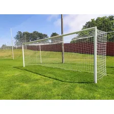 Par Rede Gol Salão Fio 6mm Nylon Com Proteção Uv Foto mini 3