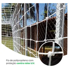 Par Rede Trave Gol Futsal F4 Caixote Seda Futebol De Salão Foto mini  2