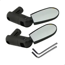Par Retrovisor Espelho Articulado Segurança Bike Guidão Mtb Foto mini 4