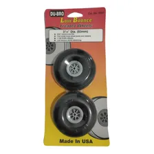 Par Roda De Borracha Dubro 3-1/4 Dia Pol 83mm Dub325t Aero Foto mini 1