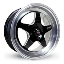Par Roda Weld Rts 4x100 Preta Diam. +bicos C14 Cor C14 Tala 8 4x100 Foto mini 1