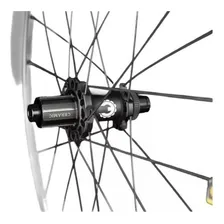 Par Rodas Elite Wheels Marvel 50mm Carbono Disc Tubeless Cor Preto Foto mini 4