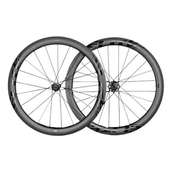 Par Rodas Elite Wheels Marvel 50mm Carbono Disc Tubeless Cor Preto Foto 1
