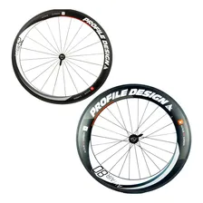 Par Rodas Profile Design Altair 80 X 52 Full Carbon Clincher Cor Preto Foto mini 1
