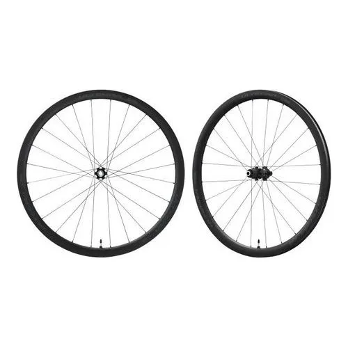 Par Rodas Shimano Ultegra Wh-r8170 C36 Carbono Bike Speed Cor Preto Foto 1