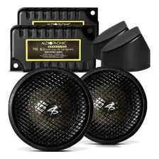 Par Tweeter Audiophonic Com Crossover(50wrms/seda) Cor Preto Foto  mini 1