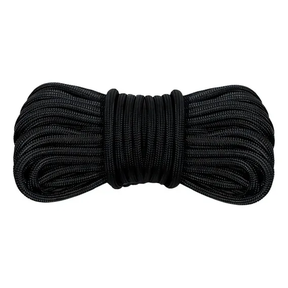 Paracord 550 Guepardo 10m 250kg 7 Filamentos Cordim Corda Cor Preto Foto 1