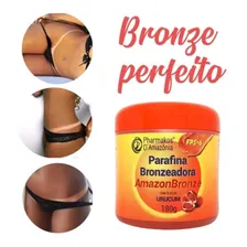 Parafina Bronzeadora Amazonia Bronze Pharmakos 180g Urucum Foto mini 2