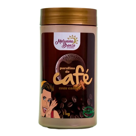 Parafina Café Com Canela Melanina Bronze 1 Kg Bronzeamento Foto 1