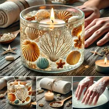 Parafina Em Gel Transparente Solgel 1kg Ideal Velas Decoraç Foto mini 4