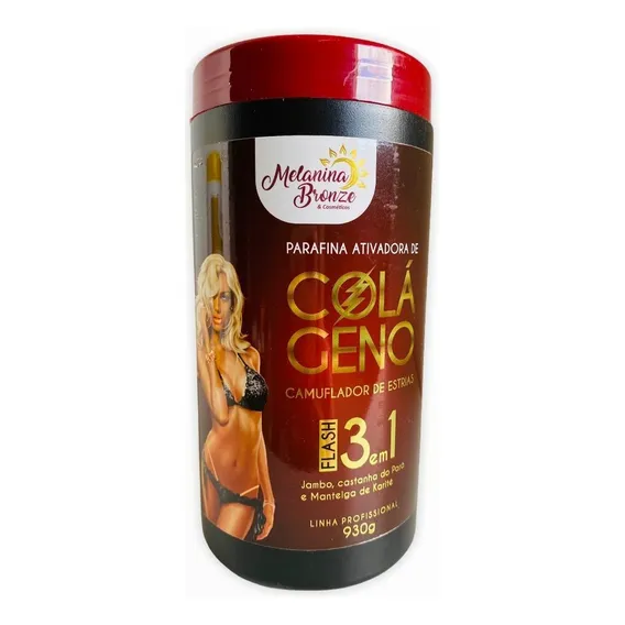 Parafina Flash 3 Em 1 Melanina Bronze Bronzeamento 930 Kg Foto 1