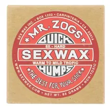 Parafina Sex Wax Quick Humps 5x Vermelha / Quente Foto mini 1