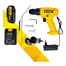 Parafusadeira 48v 2 Baterias C/ Cortador De Chapas + Maleta Cor Amarelo FrequĂȘncia 60 110v/220v Foto mini 1