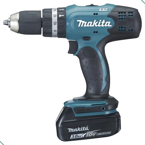 Parafusadeira A Bateria 18v 13mm Bivolt Makita Foto 1