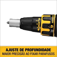 Parafusadeira A Bateria 20v Drywall Dewalt Dcf620b + Kit Foto mini 4