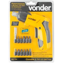 Parafusadeira A Bateria 3,6v Carregador Bivolt Pbv120 Vonder Foto mini 1