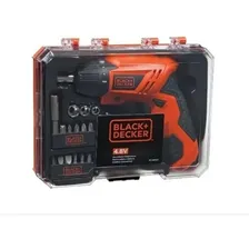 Parafusadeira Bateria + 16 Acess贸rios Kc4815k Black Decker Cor Laranja-claro Foto mini 3