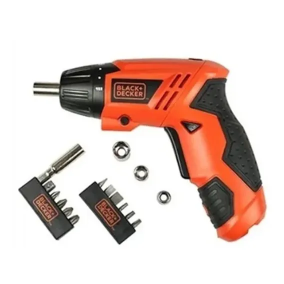 Parafusadeira Bateria + 16 Acess贸rios Kc4815k Black Decker Cor Laranja-claro Foto 1