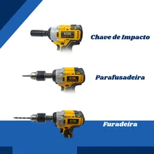 Parafusadeira Chave De Impacto 1/2 Bateria 48v + Jogo Chaves Cor Amarelo Frequência 50/60 Foto mini  2