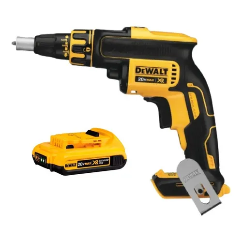 Parafusadeira Drywall Gesso 20v Com 1 Bateria Dewalt Dcf620b Cor Amarelo Voltagem 20v Foto 1