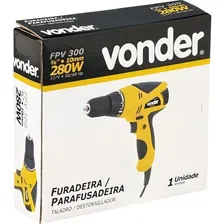 Parafusadeira E Furadeira 3/8 Pol 280w Fpv-300 Vonder 110V Foto mini  2