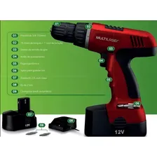 Parafusadeira E Furadeira Ho032 Multilaser Vermelho Bivolt Foto mini 3