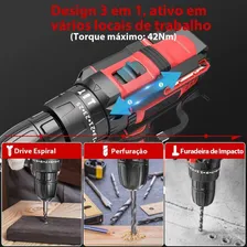 Parafusadeira E Furadeira Impacto 21v Foto mini 4