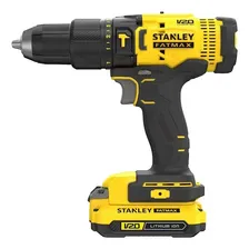 Parafusadeira Fura Stanley Scd711c1h + 2 Bat 20v + 119 Acess Cor Amarelo Foto mini  2