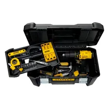 Parafusadeira Fura Stanley Scd711c1h + 2 Bat 20v + 119 Acess Cor Amarelo Foto mini 4