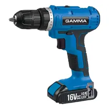 Parafusadeira Furadeira 16v 3/8 G12102br Gamma C/ 2 Baterias Cor Azul Voltagem Bivolt Foto mini 1