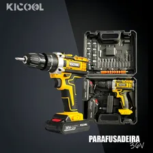 Parafusadeira Furadeira 36v Bivolt 2 Bateria Maleta Kicool Cor Sortido 110v/220v Foto mini  2