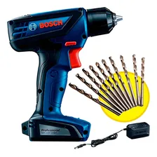 Parafusadeira Furadeira Bosch 12v Bivolt Led Lithium + Kit Foto mini 1