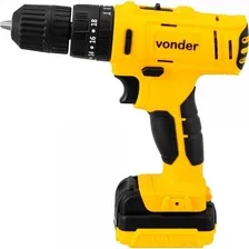 Parafusadeira/furadeira com impacto a Bateria 12v 127/220V Pfv120i - Vonder Cor Amarelo Maleta com acessórios 127/220V Foto mini  2