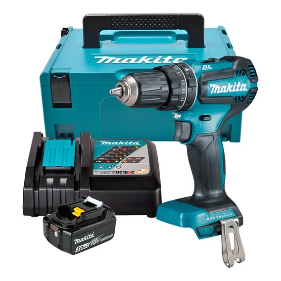 Parafusadeira Furadeira Imp Bateria 18v Brushless Makita Foto 1