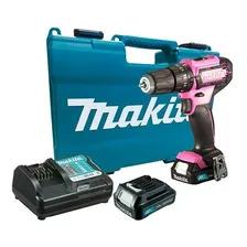 Parafusadeira Furadeira Impacto Rosa Makita Hp333dwyep 12v Foto mini 1