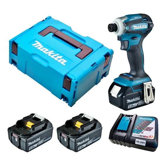 Parafusadeira Impacto Bateria 18v C/maleta Dtd172rtj Makita Foto 1