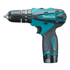 Parafusadera Furadeira Impacto 2 Bat Bivolt Dk1493 Makita Cor Azul-turquesa 110V/220V Foto mini  3