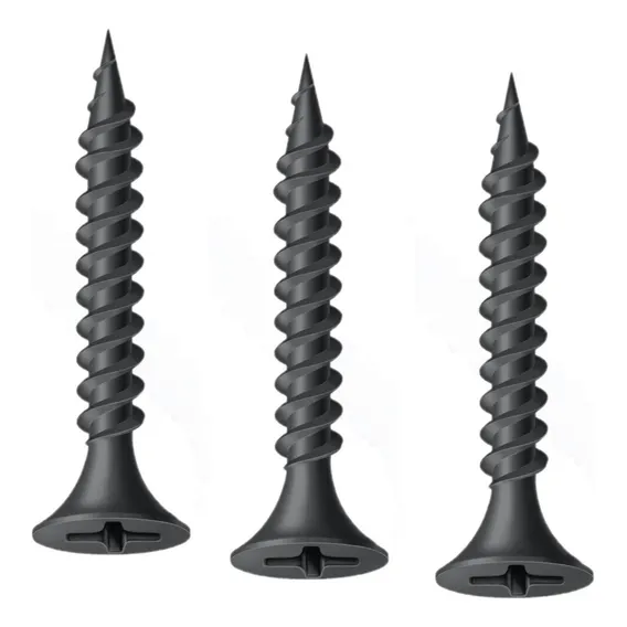 Parafuso 3,5x35 3,5 X 35 Fosfatizado Trombeta 500u Agulha Foto 1