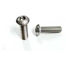 Parafuso Allen Cabeça Abaulada M6 X 20mm Inox - 10 Peças Foto mini 4